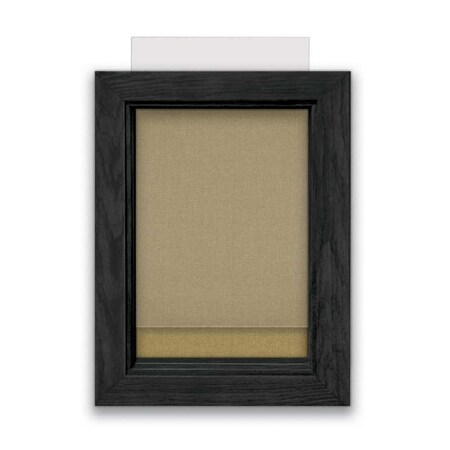 United Visual Products Indoor Enclosed Combo Board, 72"x36", Gold Frame/White Porc & Amethyst UVCB7236G-WHTPORC-AMETHY